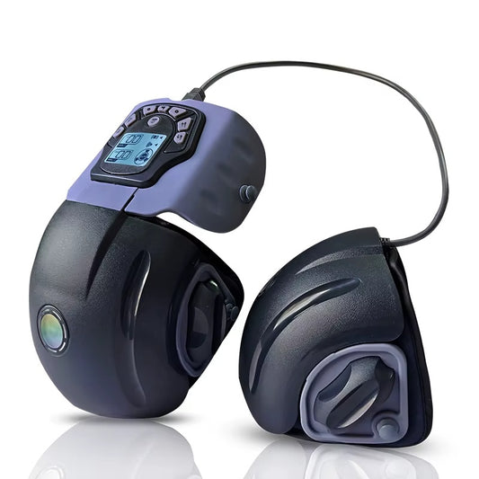 Ergonomic Design And Adjustable Heating Knee Massager Multi Frequency Vibration Joint Massager😍