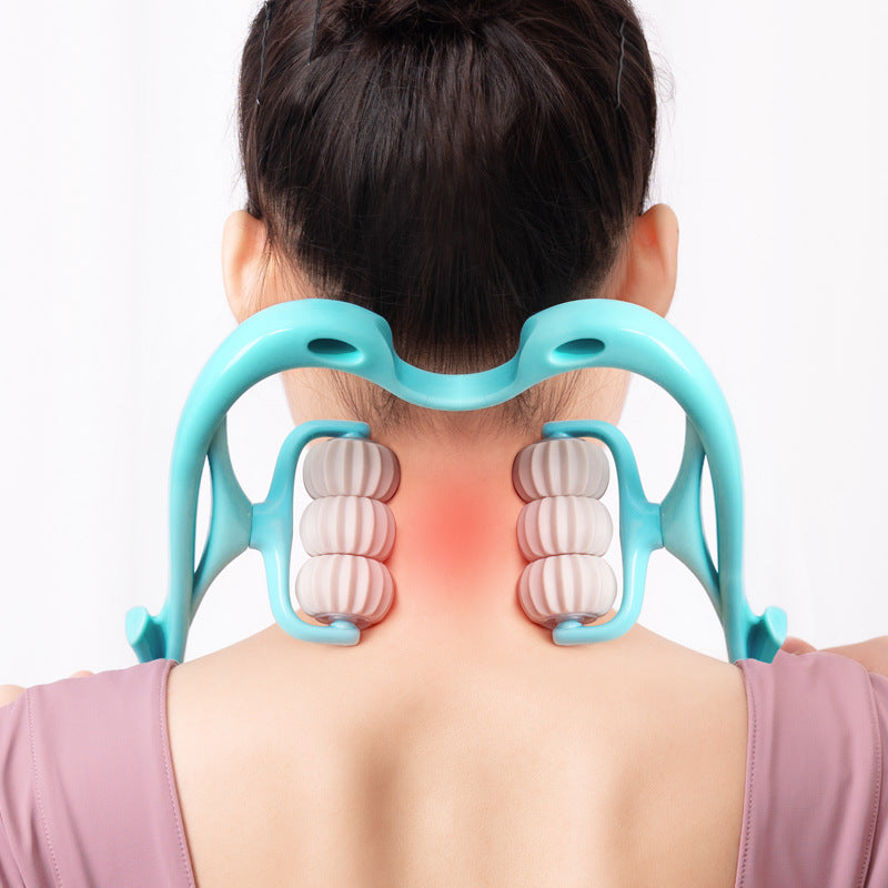 Manual Neck Massager for Cervical Pain Relief😍