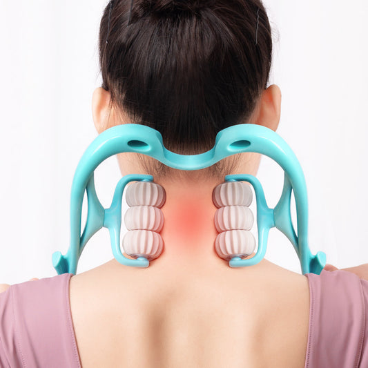 Manual Neck Massager for Cervical Pain Relief😍
