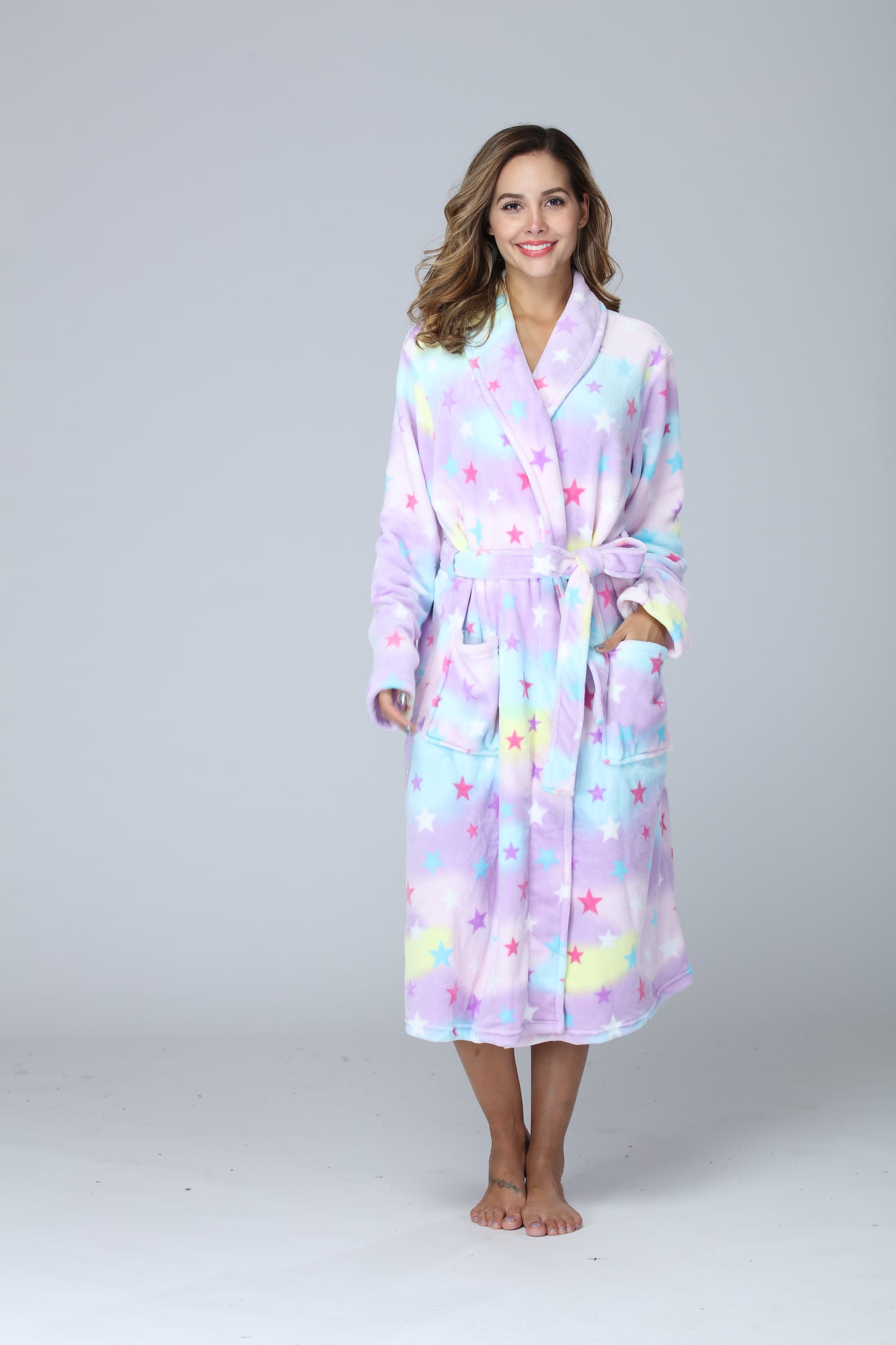 RONGTAI Women's Plush Fleece Robe😍