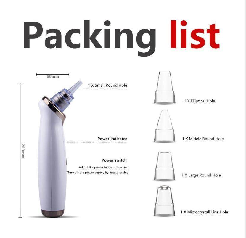 Blackhead Instrument Electric Suction Facial Washing Instrument Beauty Acne Cleaning Blackhead Suction Instrument😍