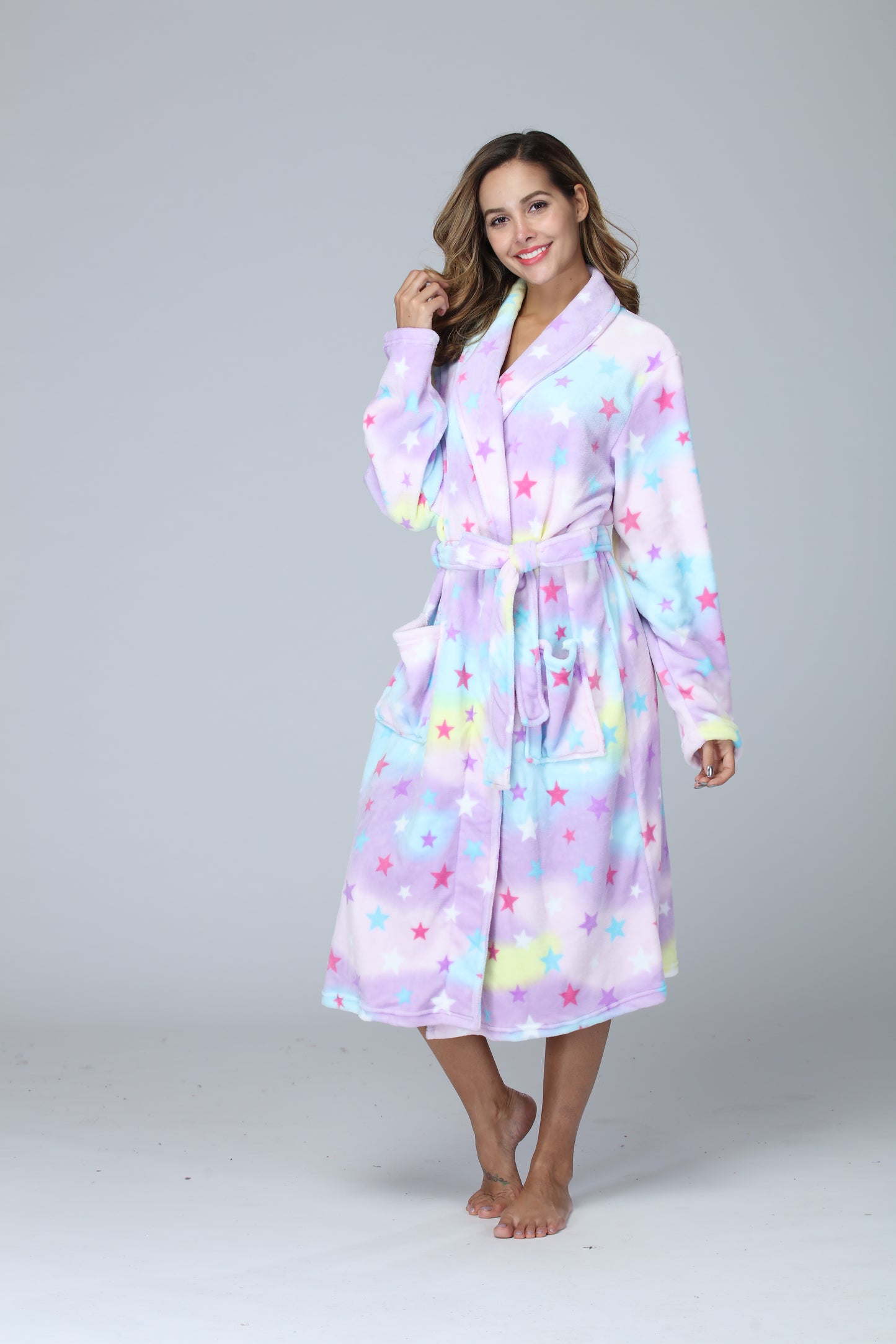 RONGTAI Women's Plush Fleece Robe😍