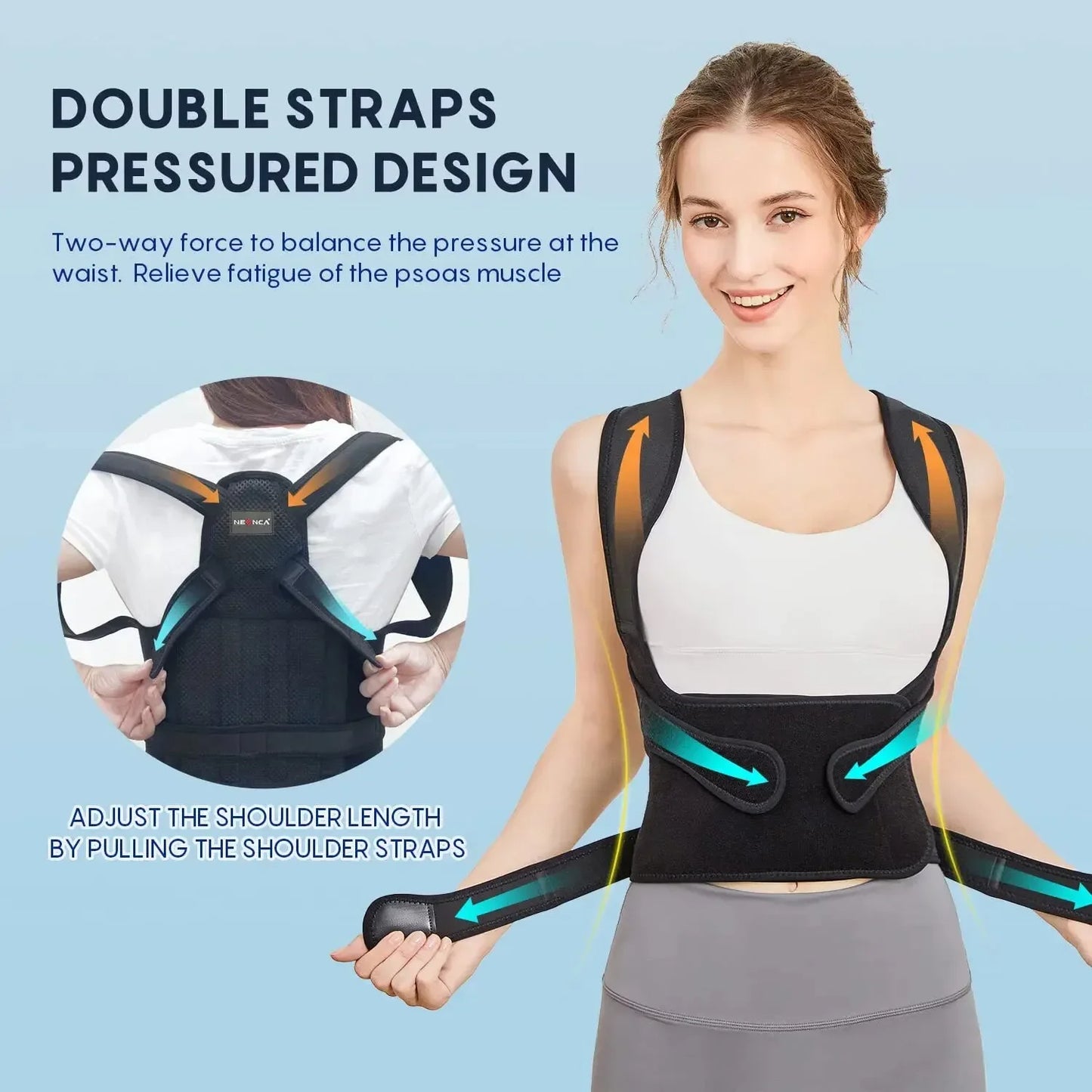 Posture Corrector Back Orthopedic Straps  😍
