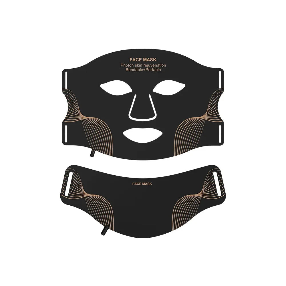 Red Light therapy Mask 460nm 660nm 850nm LED Beauty Devices Face Instrument Rejuvenation Skin Anti Aging Wrinkle Skin Repair😍