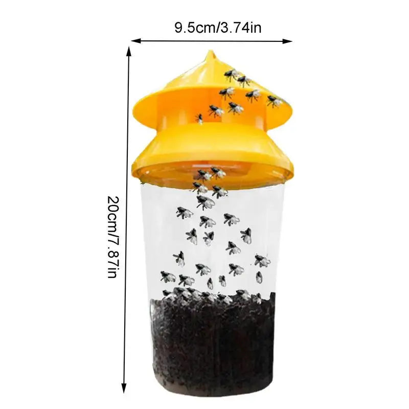 2pcs Reusable Fly Traps Fly Bait Bags Catchers Outdoor Firm Reliable Flytraps for Pastures Orchards Barns Farms Gardens Stables😍