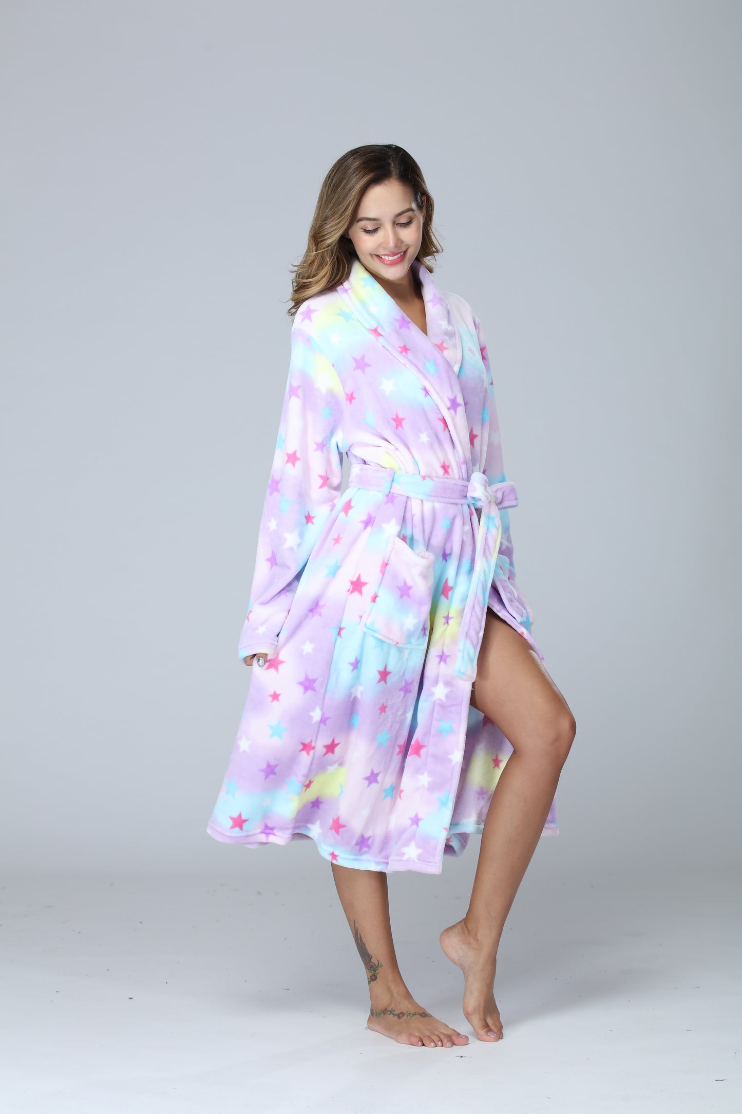 RONGTAI Women's Plush Fleece Robe😍