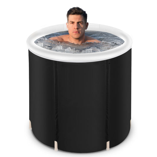 Recovery Ice Tub Foldable Bathtub Outdoor Portable Cold Water Therapy Tub Fitness Rehab Ice Tub For Athletes Long Lasting Insulated Ice Tub, Spa Soaking Bucket😍