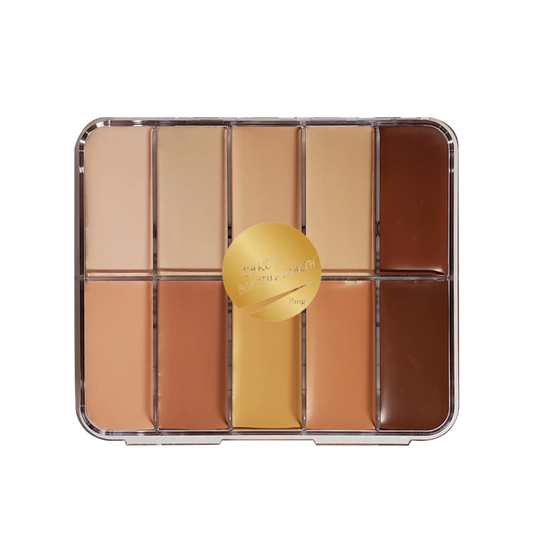 Luxury HD Cream 10-Color Sculpt & Radiance Palette (Mini)😍
