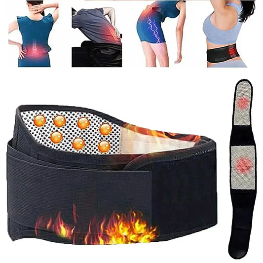 20 Magnets Adjustable Self-heating Magnetic Therapy Back And Waist Support Belt, Waist Massage Belt Sports Support Belt😍