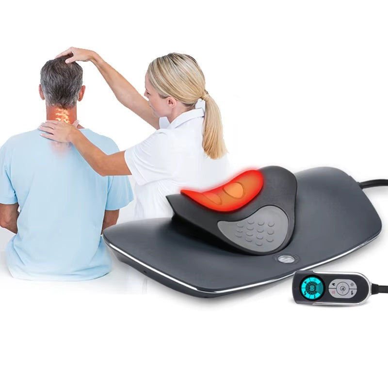 Electric Heat Therapy Massage Products Cervical Massager Traction Machine Pillow For Neck And Shoulder Massage😍