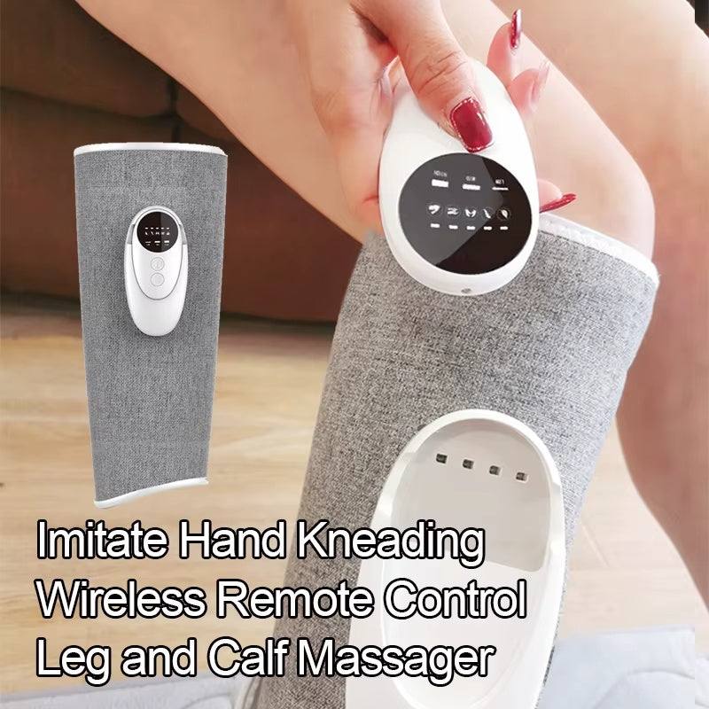 Leg Circulation Relaxation Massager Electric Leg Heat Vibration Calf Muscle Air Compression Leg Massage😍