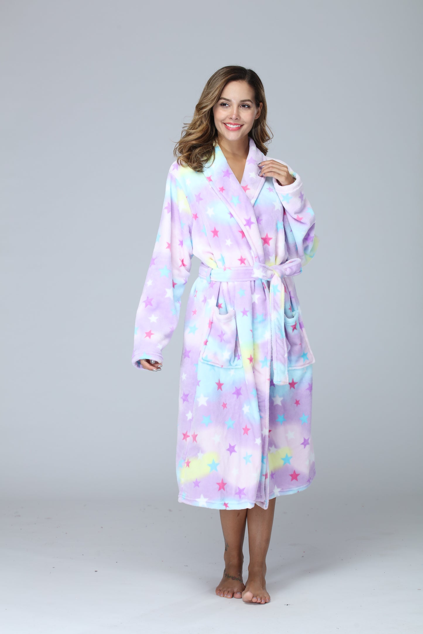 RONGTAI Women's Plush Fleece Robe😍